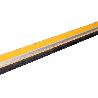 BURLETE ROBLE ADHESIVO DE ALUMINIO CON CEPILLO 92 CM