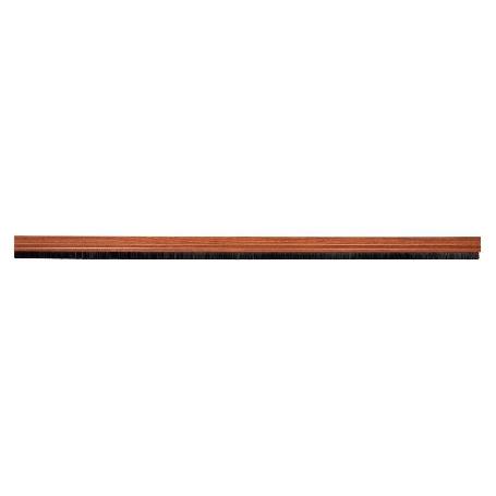 BURLETE SAPELI ADHESIVO DE ALUMINIO CON CEPILLO 92 CM