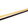 BURLETE SAPELI ADHESIVO DE ALUMINIO CON CEPILLO 92 CM
