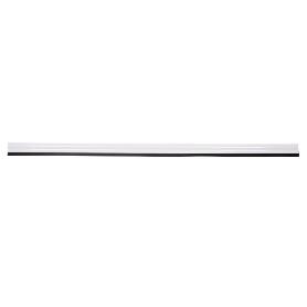 BURLETE BLANCO ADHESIVO DE ALUMINIO CON LABIO 1,05 M