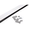 BURLETE BLANCO BASCULANTE DE ALUMINIO PARA INTERIOR Y EXTERIOR 93 CM