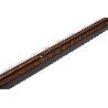 BURLETE MARRÓN BASCULANTE DE ALUMINIO PARA INTERIOR Y EXTERIOR 93 CM