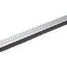 BURLETE GRIS BASCULANTE DE ALUMINIO PARA INTERIOR Y EXTERIOR 93 CM