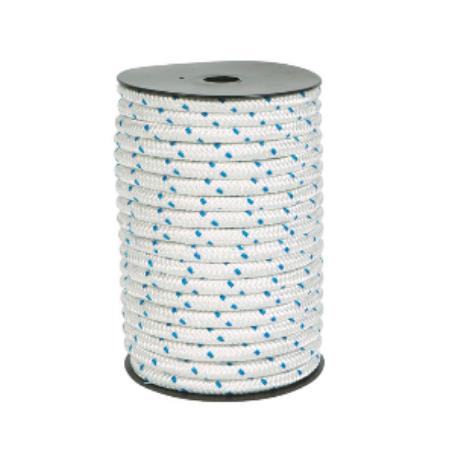 CUERDA NYLON TRENZ. 8 MM BL-AZUL 100 MTS