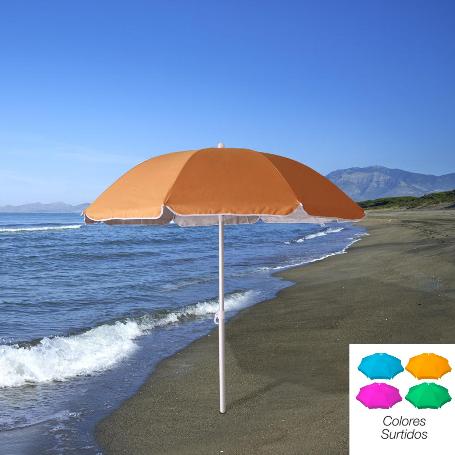 SOMBRILLA PLAYA PROTECCION UV ALUMINIO 200 CM.