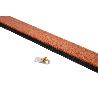 BURLETE BASCULANTE DE MADERA SAPELI 91,5 CM