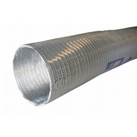 TUBO ALUM.FLEXIBLE 120MM.BLANCO 1.5MT.