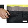 CHAQUETA DE LLUVIA DE ALTA VISIBILIDAD MODELO SAGITARIO AMARILLA Y AZUL TALLA XXL