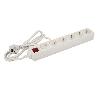 BASE MÚLTIPLE 6T. 1,4M CABLE C/INT. (16A-250V)