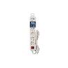 BASE MÚLTIPLE 6T. 1,4M CABLE C/INT. (16A-250V)