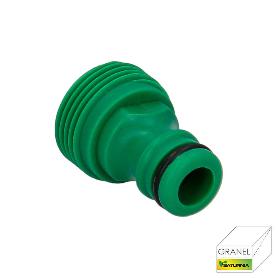 ADAPTADOR MANGUERA PLASTICO 3/4 MACHO GRANEL