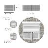 MOSQUITERA EXTENSIBLE MARCO ALUMINIO 75 X 100/192 CM. KIT MOSQUITOS, MOSQUITERA AJUSTABLE, MOSQUITERA UNIVERSAL