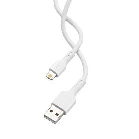 CABLE USB A-LIGHTNING 3,0 AH. 150 CM. BLANCO