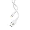 CABLE USB A-LIGHTNING 3,0 AH. 150 CM. BLANCO