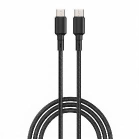 CABLE TRENZADO USB C / USB C 3,0 AH 100 CM. 60 WH.