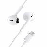 AURICULARES IN-EAR USB C 120 CM. CON MICROFRONO