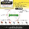 BLISTER TACOS TOPGRIPPER BIMATERIAL CON TORNILLOS Ø 6 MM. 30 PIEZAS TACO ANCLAJE UNIVERSAL, TACO HORMIGON, TACO PLA