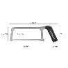 ARCO SIERRA MINI PROFESIONAL ALUMINIO HOJA 150 MM. SERRUCHO, SEGUETA, SEGUETA, MINI ARCO SIERRA