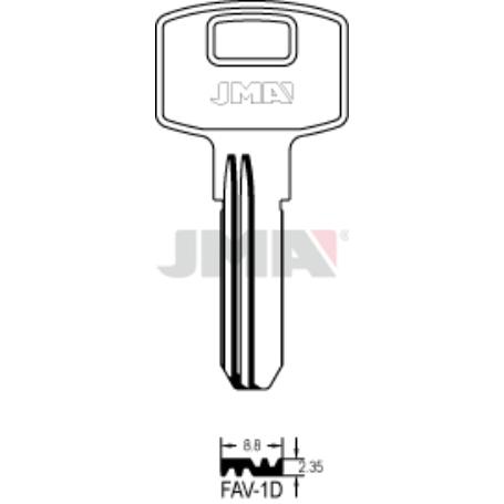 LLAVIN FAV-1D LATON SEGURIDAD