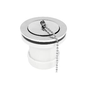 VÁLVULA LAVABO-BIDÉ 1 1/2 X 70 TAPÓN METÁLICO