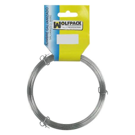 ALAMBRE GALVANIZADO (ROLLO 1000 GRAMOS / 26 METROS) Nº15/2,4 MM.