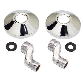 JUEGO EXCENTRICAS 2,5 CM. 1/2X3/4 CON EMBELLECEDOR