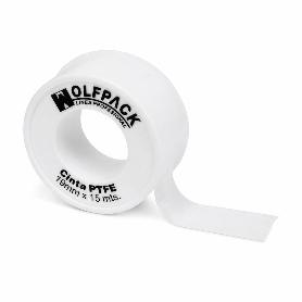 CINTA PTFE WOLFPACK  19 MM. X 15 M. (PAQUETE DE 10 ROLLOS)