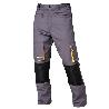 PANTALONES LARGOS DETRABAJO, MULTIBOLSILLOS, RESISTENTES, RODILLA REFORZADA, GRIS/AMARILLO TALLA 58/60 XXXL (SLIM F