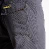PANTALONES LARGOS DETRABAJO, MULTIBOLSILLOS, RESISTENTES, RODILLA REFORZADA, GRIS/AMARILLO TALLA 58/60 XXXL (SLIM F