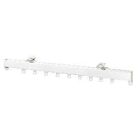 RIEL ALUMINIO P950 SIN CORDON 2,50 METROS BLANCO