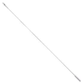 TIRADOR RIEL ALUMINIO PLASTIFICADO 1,0MT BLANCO