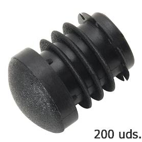 CONTERA PLASTICO REDONDA INTERIOR NEGRA PARA TUBO EXTERIOR Ø 28 MM. BOLSA 200 UNIDADES