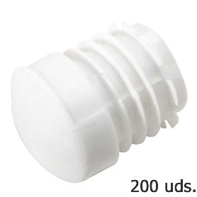 CONTERA PLASTICO REDONDA INTERIOR BLANCA PARA TUBO EXTERIOR Ø 30 MM. BOLSA 200 UNIDADES