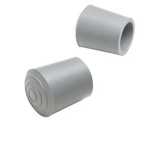 TACO GOMA PARA ANDADOR  25 MM. GRIS BOLSA 100 UNIDADES