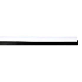 BURLETE PUERTA PVC BLANCO CON GOMA 1 METRO