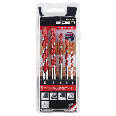 ESTUCHE BROCAS ALPEN MULTIUSOS / UNIVERSAL CILINDRICA   5 PIEZAS