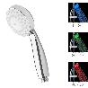 MANERAL DUCHA LED INDICADOR TEMPERATURA Ø 11 CM.