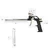 PISTOLA APLICADORA ESPUMA POLIURETANO REGULABLE