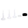 SET ACCESORIOS PARA PISTOLA ALUMINIO / ACERO APLICAR MORTERO 660 CC. 02210502