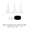 SET ACCESORIOS PARA PISTOLA ALUMINIO / ACERO APLICAR MORTERO 660 CC. 02210502