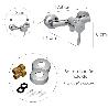 MONOMANDO DUCHA DRESDE MEZCLADOR CENTRAL GRIFO BAÑO, GRIFO ENCIMERA, GRIFO COCINA, GRIFO MEZCLADOR. CARTUCHO CERAMI