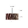 ABANICO LIJA GRANO 80 MEDIDA Ø 80 X 40 MM. DISCO ABRASIVO LAMINAS, RUEDAS MIL HOJAS, RUEDAS ABRASIVAS,LIJADO,DESBAS