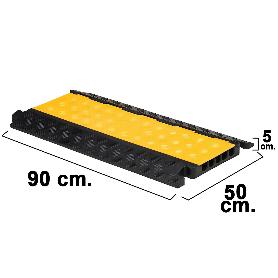 PASACABLES PARA SUELO 5 CANALES 90X50X5 CM.