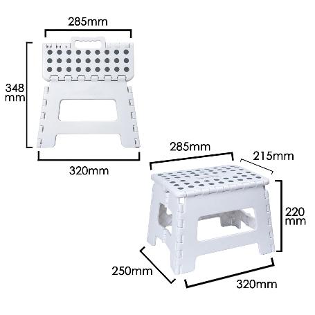 TABURETE PLEGABLE 29X22X22 CM.