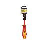 DESTORNILLADOR PHILLIPS AISLADO CERTIFICADO VDE 1.000 V. MEDIDA PH 1 - 4,5 X 80 MM. DESTORNILLADOR SEGURIDAD ELECTR