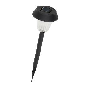 LAMPARA SOLAR JARDIN PLASTICO Ø 10,5 X 38 CM. PROTECCIÓN IP44